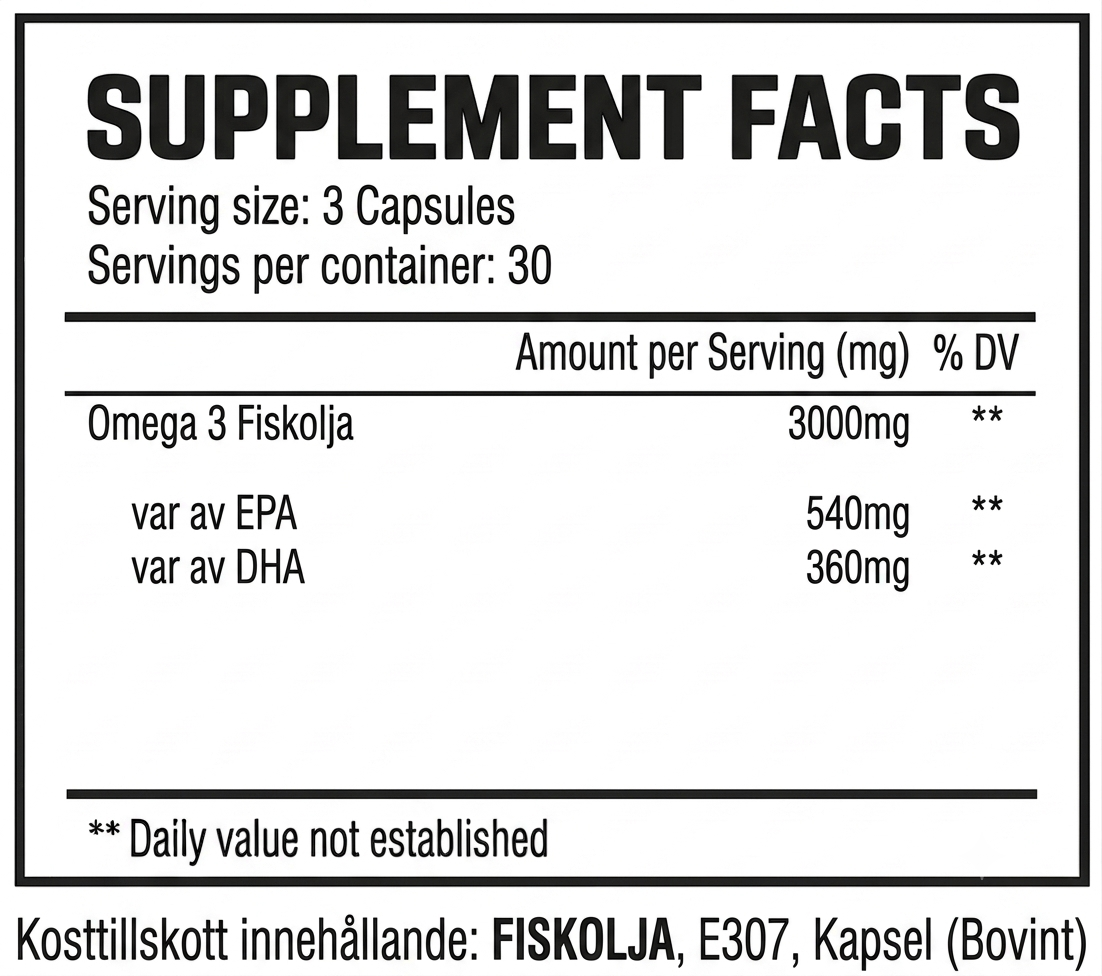 BigBoy Pharma Omega-3 90 caps